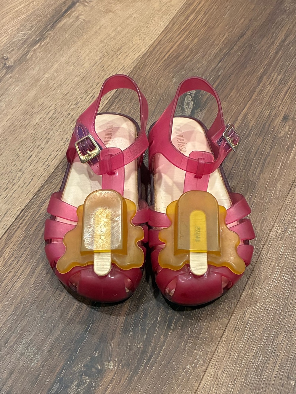 Mini Melissa Pink Popsicle Jelly Shoes Sandals Jellies 10 Girl
